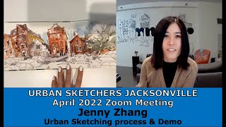 Jenny Zhang: Urban Sketching Process & Demo