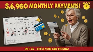 New SSA 2025 Payment Calendar: Get Up to $6,960 Monthly – Find Out Your Check Date Now! | SSI & VA