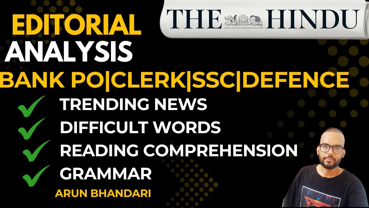 The Hindu Editorial Analysis October 17 2025 Vocab Grammar Reading