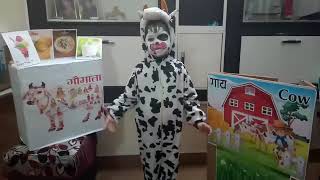 Fancy Dress - cow || easy fancy dress idea