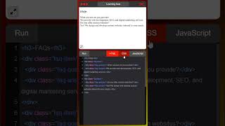 FAQ Accordion | HTML CSS JavaScript