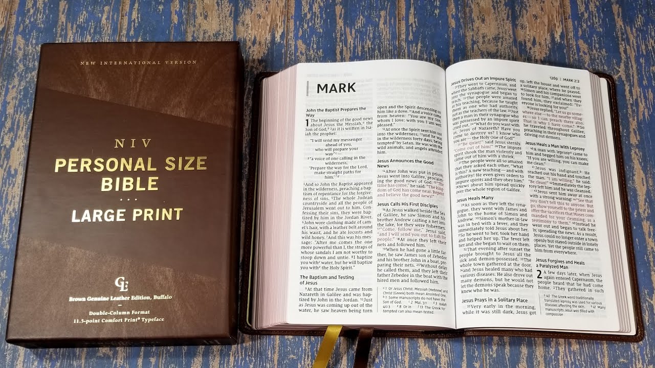 Small Niv Bible Large Print Discounts Ids Deutschland De