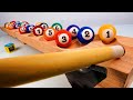 Pool Marble Run Race ASMR # 1 ☆ Shoot Some Marble Pool ☆ Creative Healing Sound Machine DIY Build