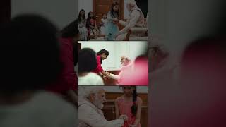 PM Greets Nation On Raksha Bandhan; Celebrates With School Children At His Delhi Residence | #shorts
