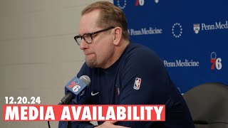 Philadelphia 76ers Postgame Media Availability | Coach Nurse | 12.20.24