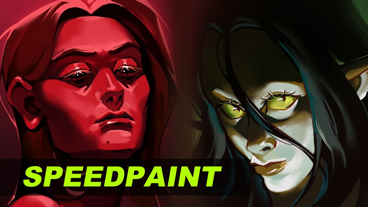 Speedpaint Lighting Studies Youtube