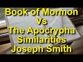 Apocrypha Versus The Book of Mormon, Similarities, Joseph Smith Owned Copy Of 1828 Edition Apocrypha