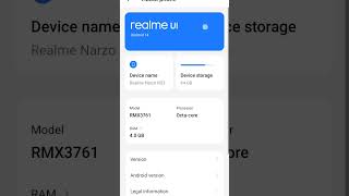 Narzo N53 / Realme C53 Android 14 update