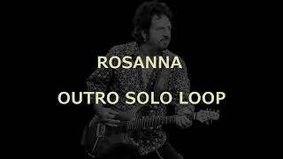 Rosanna (Toto) Outro Solo LOOP (Guitar Backing Track for Improvisation)