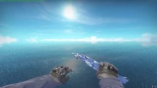 ★ Gut Knife | Bright Water (Field-Tested) Float: 0.20 (Kancalı Bıçak | Parlak Su)