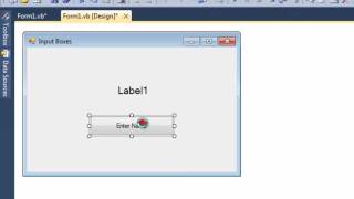 Visual Basic - Input Boxes