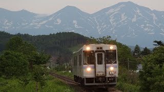 【キハ150】富良野線 初夏の大雪山麓を駆け抜ける / JR北海道