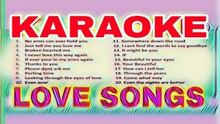 Karaoke Love Songs English Version