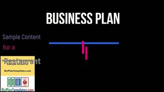 Restaurant business plan example - Company Description area