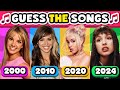 GUESS THE SONG 🎤 | Most Popular Songs 2000-2024 🎶 Music Quiz