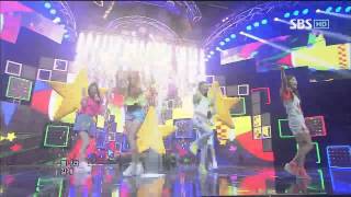 f (x) [Jet / Electric Shock] @SBS Inkigayo Popular song 20120617