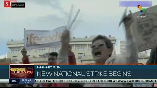 FTS 12:30 19-11:  New national strike begins in Colombia