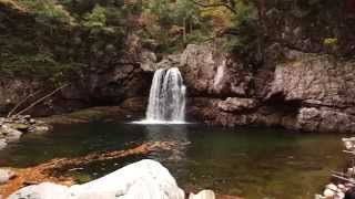 散歩しましょう三段峡 （広島県）　ブルーガイド三ツ星