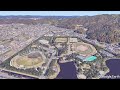 google earthで倉敷市内を空中散歩してみた 【4k60p】