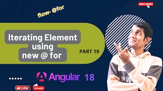 Iterating Elements in Angular 18: Master the New @For Directive! PART 19