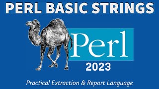 Perl Programming - Basic Strings 2023