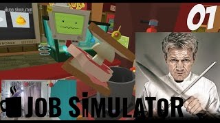 Job Simulator VR: АЗ СЪМ ГОРДЪН РАМЗИ !!! :) #1