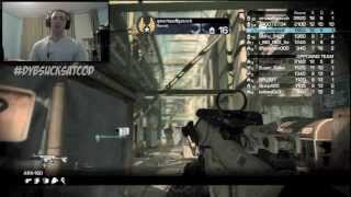 Ghosts: #DYBSucksAtCOD, 1; Live Com w/ Facecam - Cranked COD Call of Duty Ghost Multiplayer Gameplay