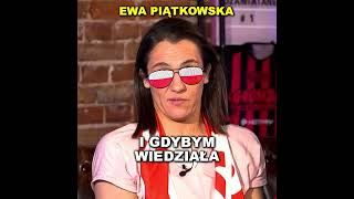 EWA PIĄTKOWSKA PRZEPRASZA ZA SŁOWA O REPREZENTACJI POLSKI! #shorts