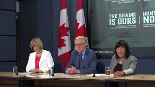 Press conference: The Shame Is Ours / Conférence de presse : Honte à nous