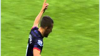 Lucas Podolski first goal for Arsenal vs Liverpool [1-0] 2/9/12 HD