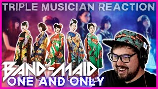 BAND-MAID 'One and Only' Triple Reaction! BAND-MAIKO 'TORA and TORA'  + LIVE | Musician Reaction