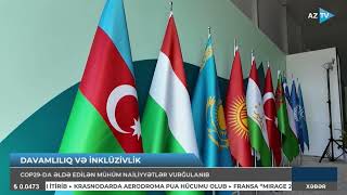 Ölkəmizin COP29 çərçivəsində qazandığı nailiyyətlər BMT tribunasında