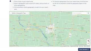 How To Use the Pick From Map Tool in SparkMap's Community Needs Assessment