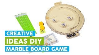 Creative ideas DIY Marble Board Game - How to make a Cardboard Game Very Easy