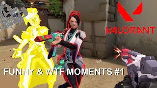 Valorant Funny and WTF moments #1 - Aidel Channel's Valorant Gameplay