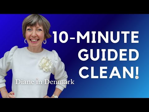10-minute guided CLEANING! Minimalist Flylady, hygge home habits 2024