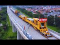 Monster Vehicles Install the First High-Speed ​​Train Line in Indonesia