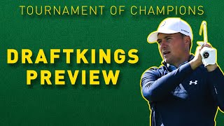 2022 Sentry Tournament of Champions - PGA Tour DraftKings Golf DFS Preview, Plays, Fades & Sleepers