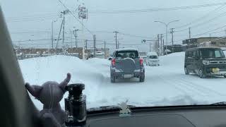 【青森の車載動画】2023 青森市内の冬