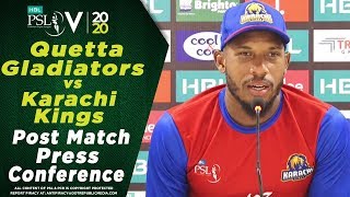 Chris Jordan Post Match Press Conference | Quetta Gladiators vs Karachi Kings | HBL PSL 2020
