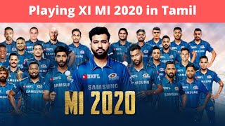 Mi Playing 11 2020 in tamil