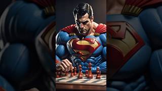 Superheroes playing chess #avengers #shorts #marvel #dc