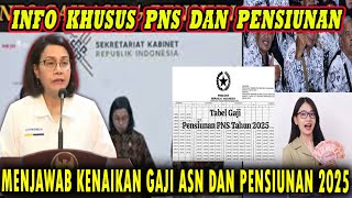 TERBARU...! SRI MULYANI JAWAB ISU KENAIKAN GAJI ASN DAN PENSIUNAN DI TAHUN 2025