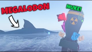 Aku Menggunakan Nuke Untuk Mendapatkan Megalodon Nuclear Di Game Fisch! (ROBLOX)