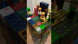 Minecraft 150 cm Villager tower!!! #minecraft #villagers #minecraftblocks #legominecraft #lego