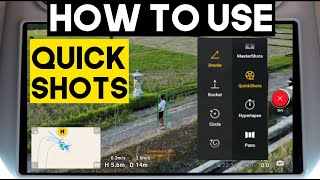 How to Use Quick Shots DJI Mini 4 Pro