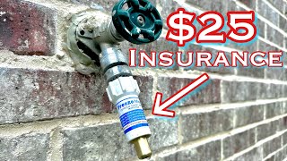 Freeze Miser faucet protector. $25 to save your plumbing!