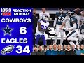 Reaction Monday: Cowboys 6, Eagles 34