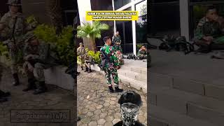 BEGINILAH MOMEN KEAKRABAN TNI DENGAN TENTARA MALAYSIA #shorts #komando #tentara #tni #lucu