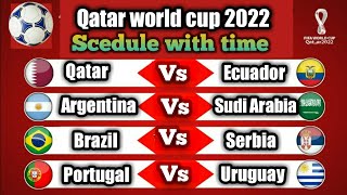 FIFA Football world cup 2022 match time schedule of all groups in English.#worldcup2022 #Fifa #Fact